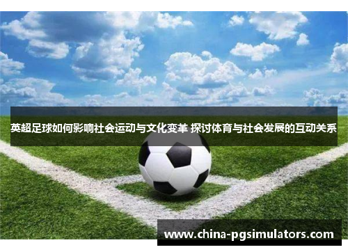 英超足球如何影响社会运动与文化变革 探讨体育与社会发展的互动关系