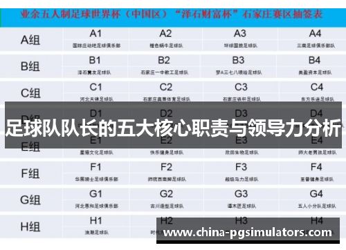 足球队队长的五大核心职责与领导力分析